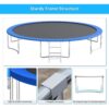 Elitezip 1500 LBS 16 FT Trampoline for Adults 8-10 Kids No-Gap Design Heavy Duty Large Outdoor Trampoline Blue - Image 2