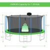 Elitezip 1500 LBS 16 FT Trampoline for Adults 8-10 Kids No-Gap Design Heavy Duty Large Outdoor Trampoline - Image 2